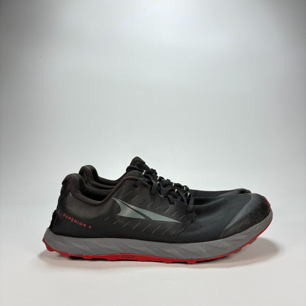 Altra Superior 5 Black Red Outdoor Trail Running Shoes AL0A546Z061 Men's Size 13